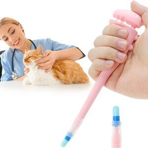 Cat Pill Shooter, Safe & Easy Pill Popper with 2 Premium Soft Silicone Tips